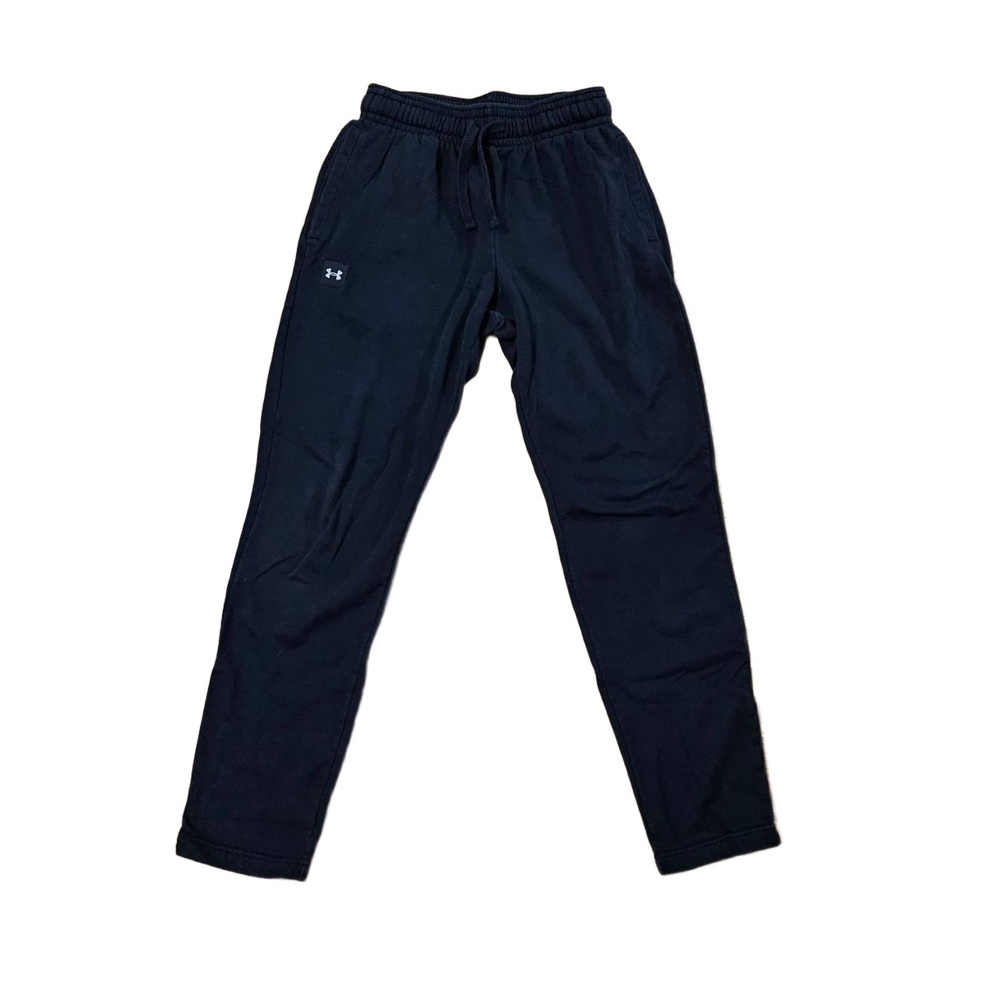 Under Armour Men Black Sweatpants Joggers Elastic Small Coldgear Activewear Cozy